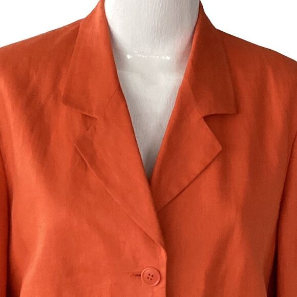 Sisley linen blazer small.  0682 - Picture 2 of 9